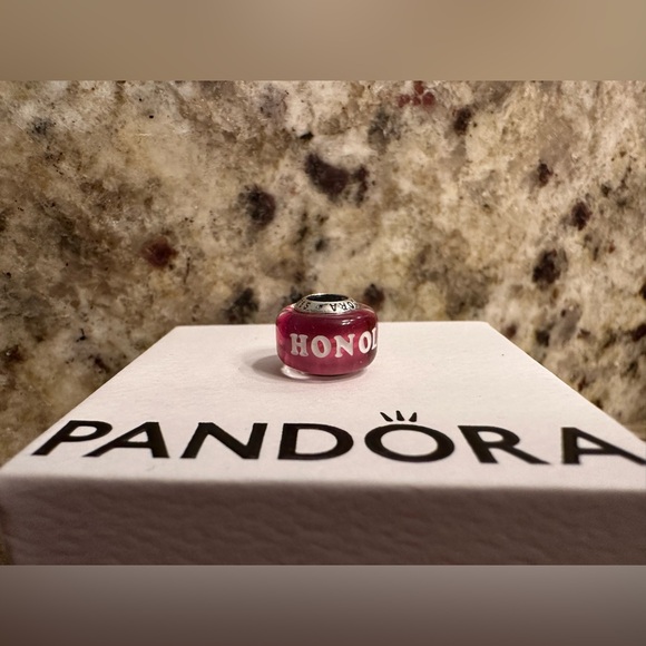 Pandora Hawaii Exclusive Honolulu Hibiscus Flower Pink Murano Charm - Picture 8 of 12
